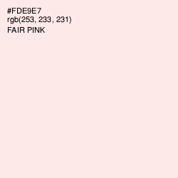 #FDE9E7 - Fair Pink Color Image